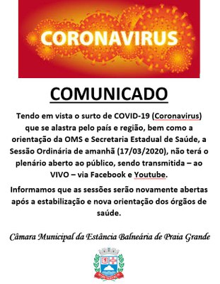 COMUNICADO COVID-19