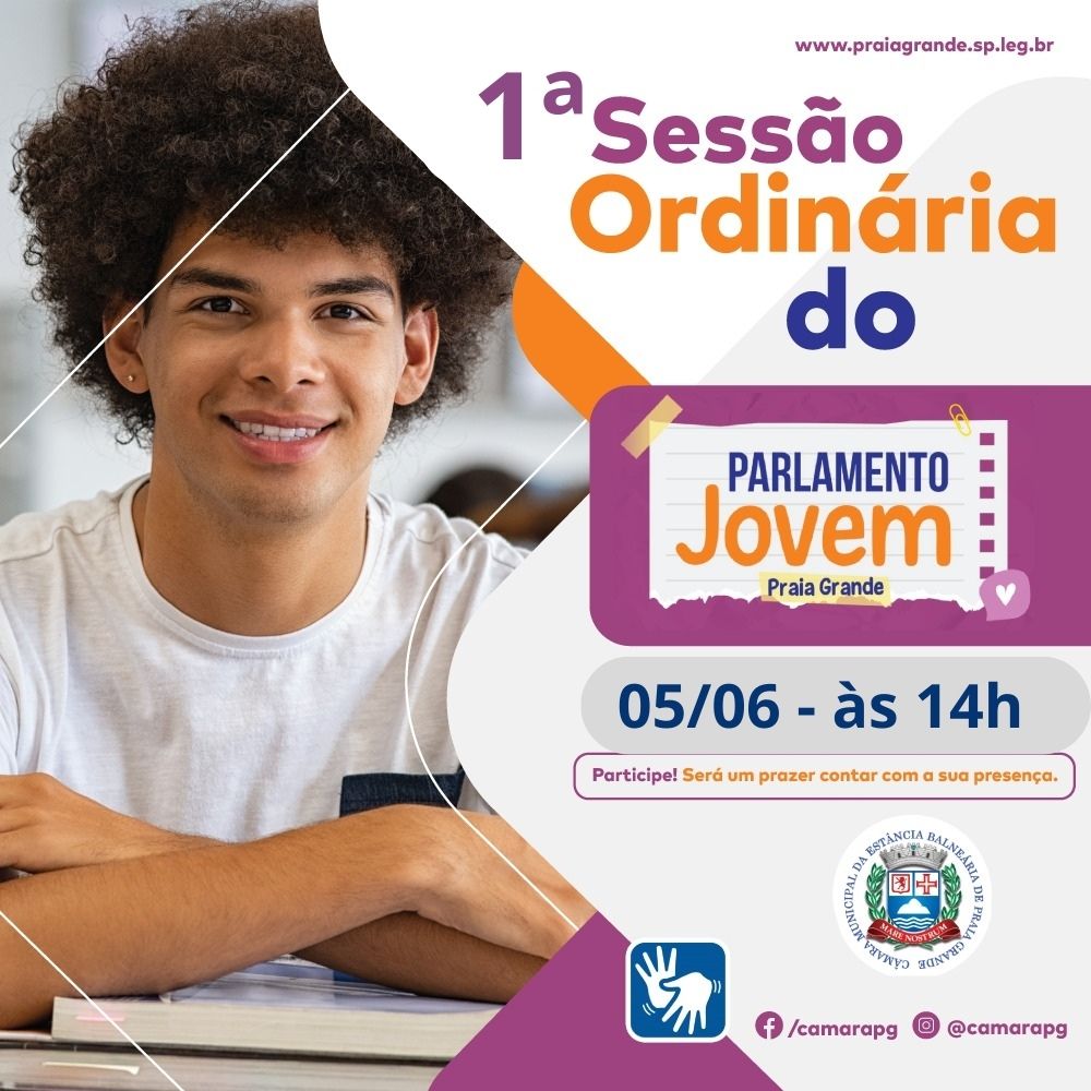 1ª SESSÃO ORDINÁRIA DO PARLAMENTO JOVEM