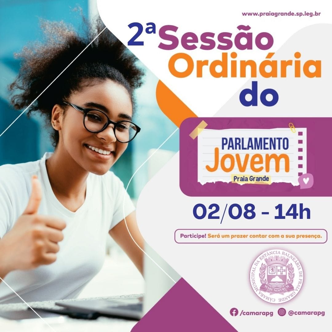 2ª SESSÃO ORDINÁRIA DO PARLAMENTO JOVEM 2023