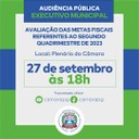 AUDIÊNCIA PÚBLICA DO EXECUTIVO MUNICIPAL