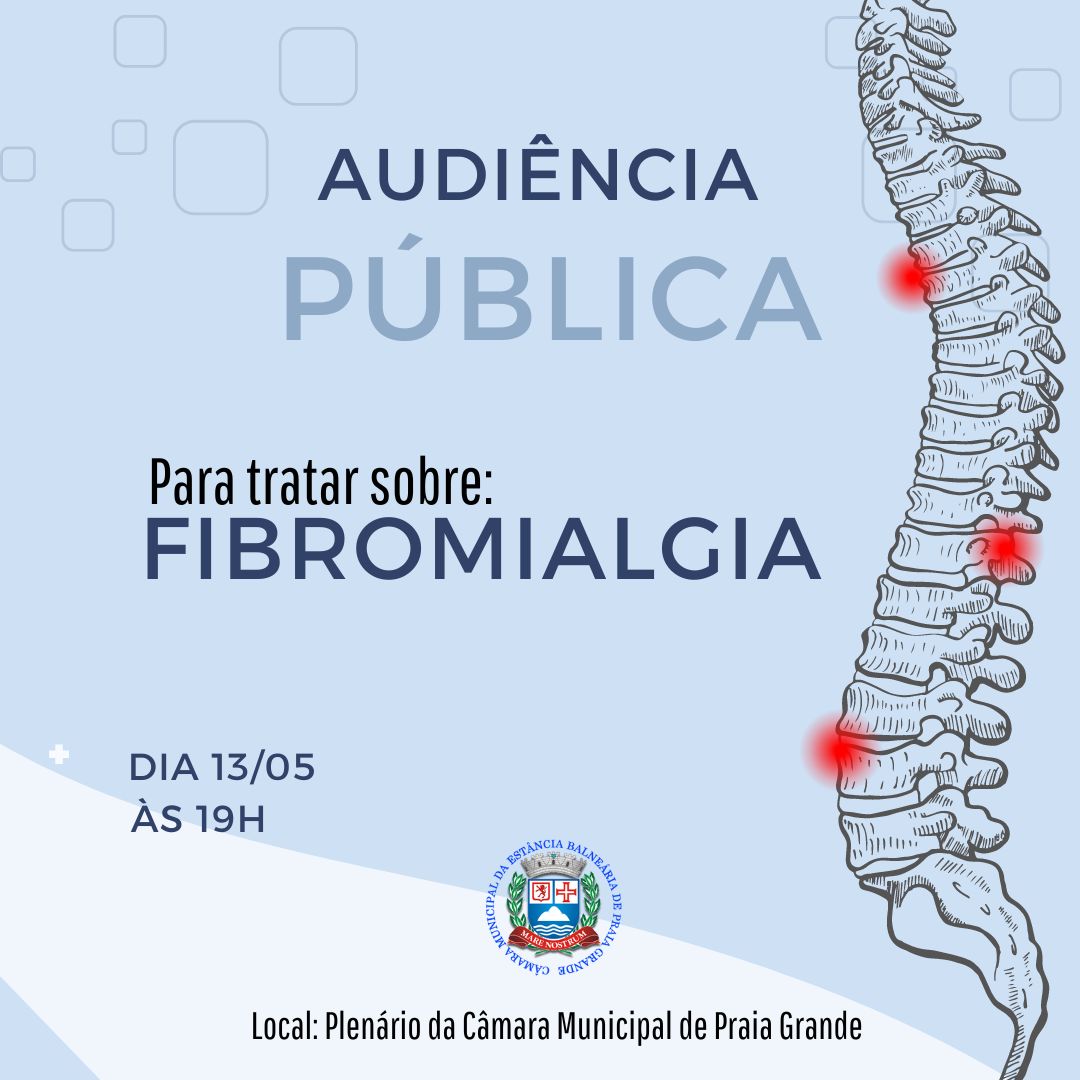 AUDIÊNCIA PÚBLICA SOBRE FIBROMIALGIA