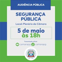 AUDIÊNCIA SOBRE SEGURANÇA