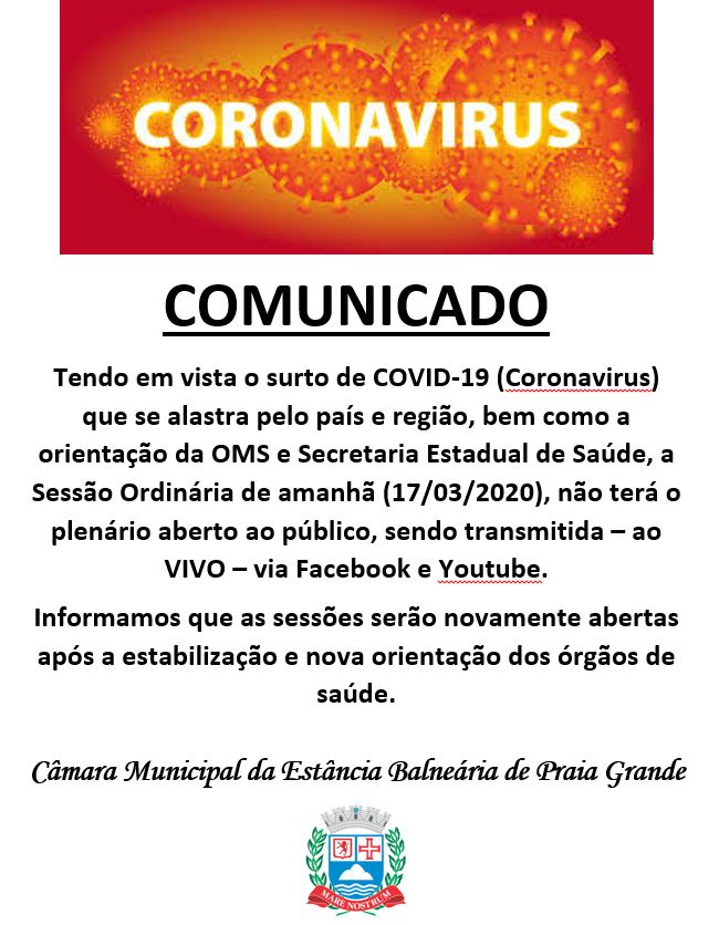 COMUNICADO COVID-19