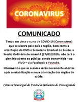 COMUNICADO COVID-19