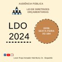 COMUNICADO DE AUDIÊNCIA PÚBLICA PARA DISCUSSÃO DA LDO