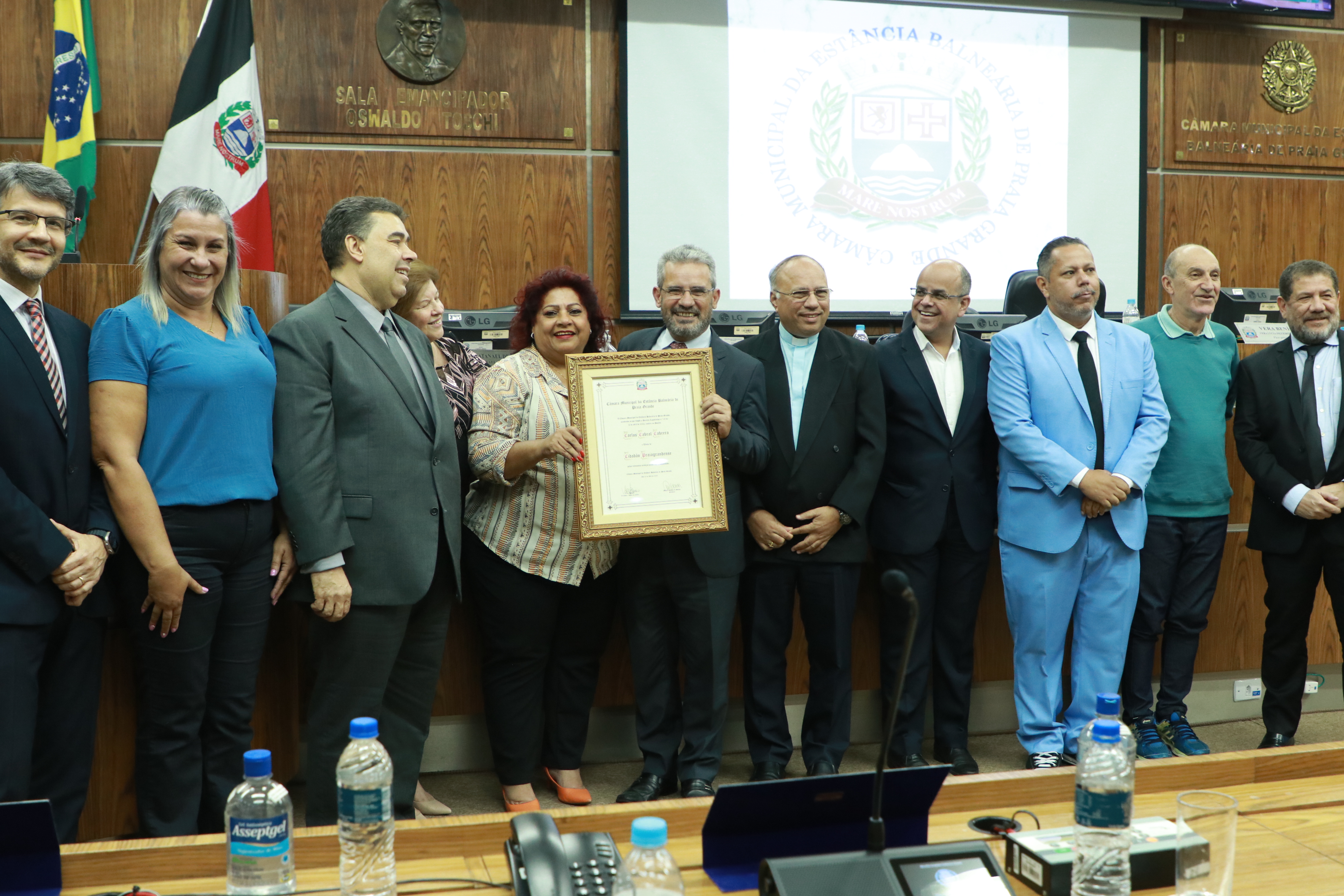 ENTREGA DE TÍTULO DE CIDADÃO PRAIAGRANDENSE