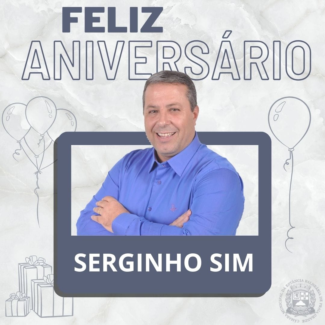 PARABÉNS VEREADOR SERGINHO SIM