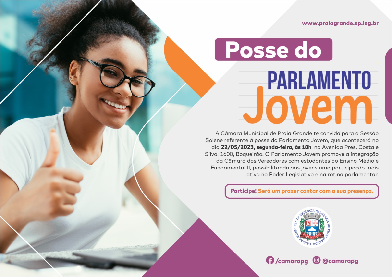 POSSE DO PARLAMENTO JOVEM 2023